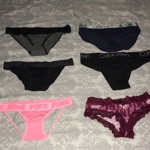 PINK & Calvin Klein panties